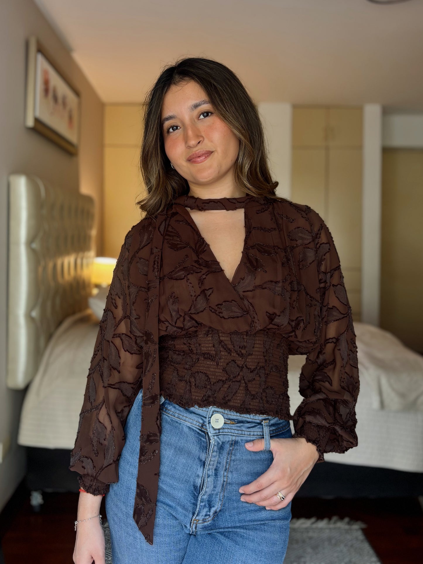 Blusa Julieta - Chocolate