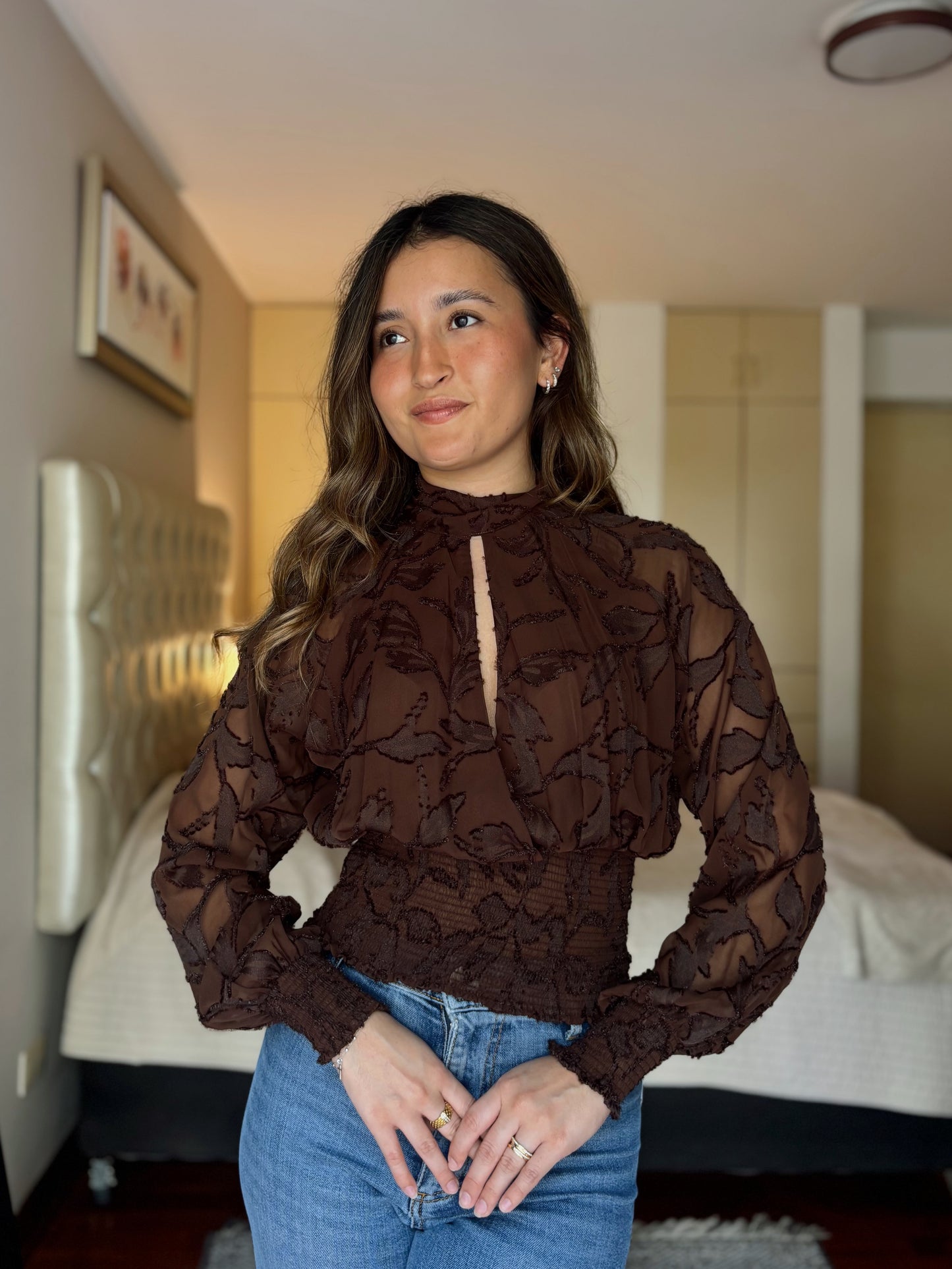 Blusa Julieta - Chocolate