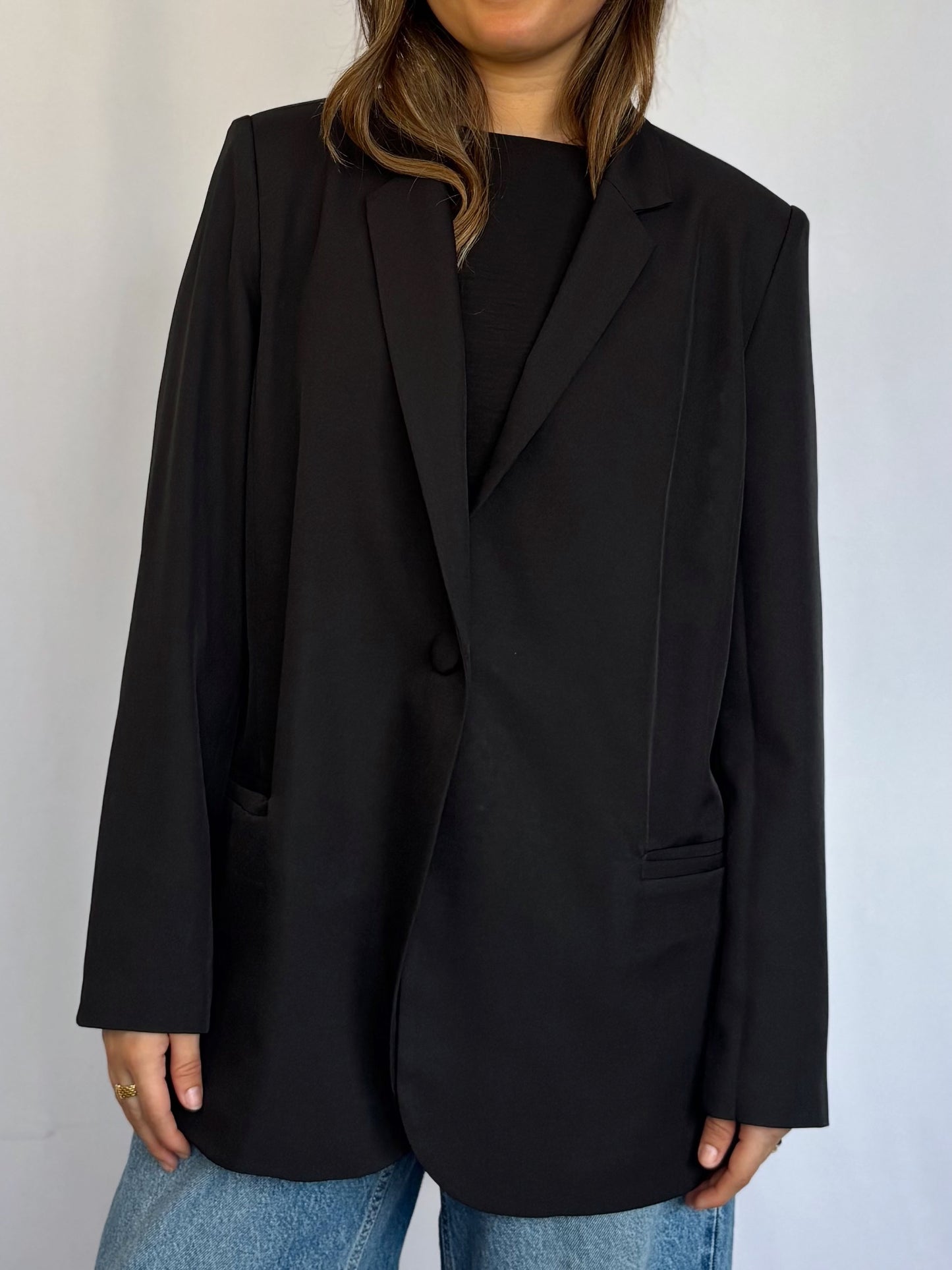Blazer Amalia Oversized - Negro