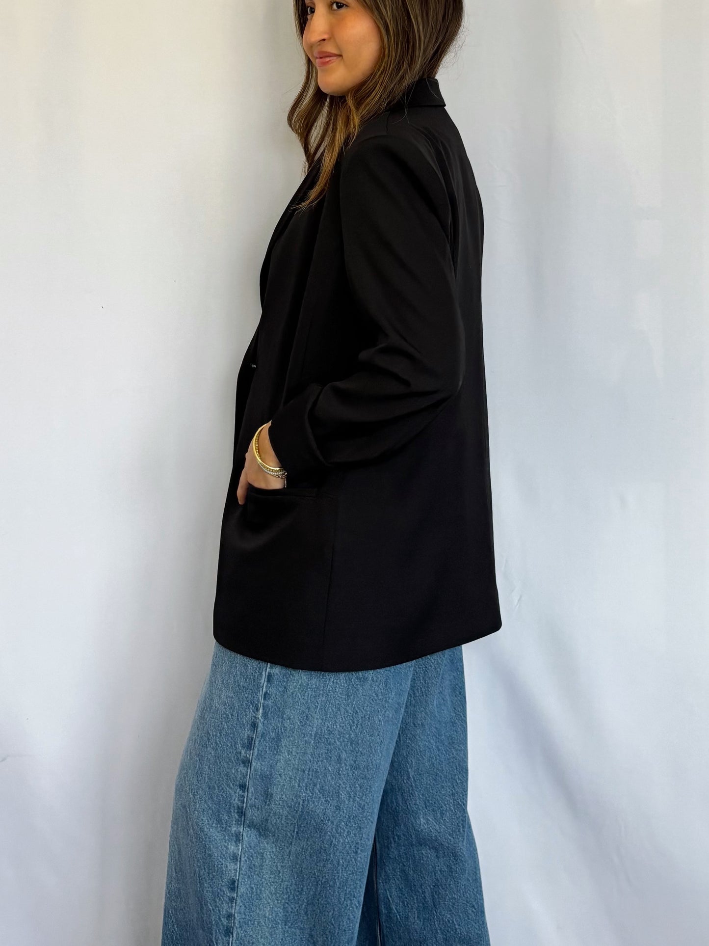 Blazer Amalia Oversized - Negro