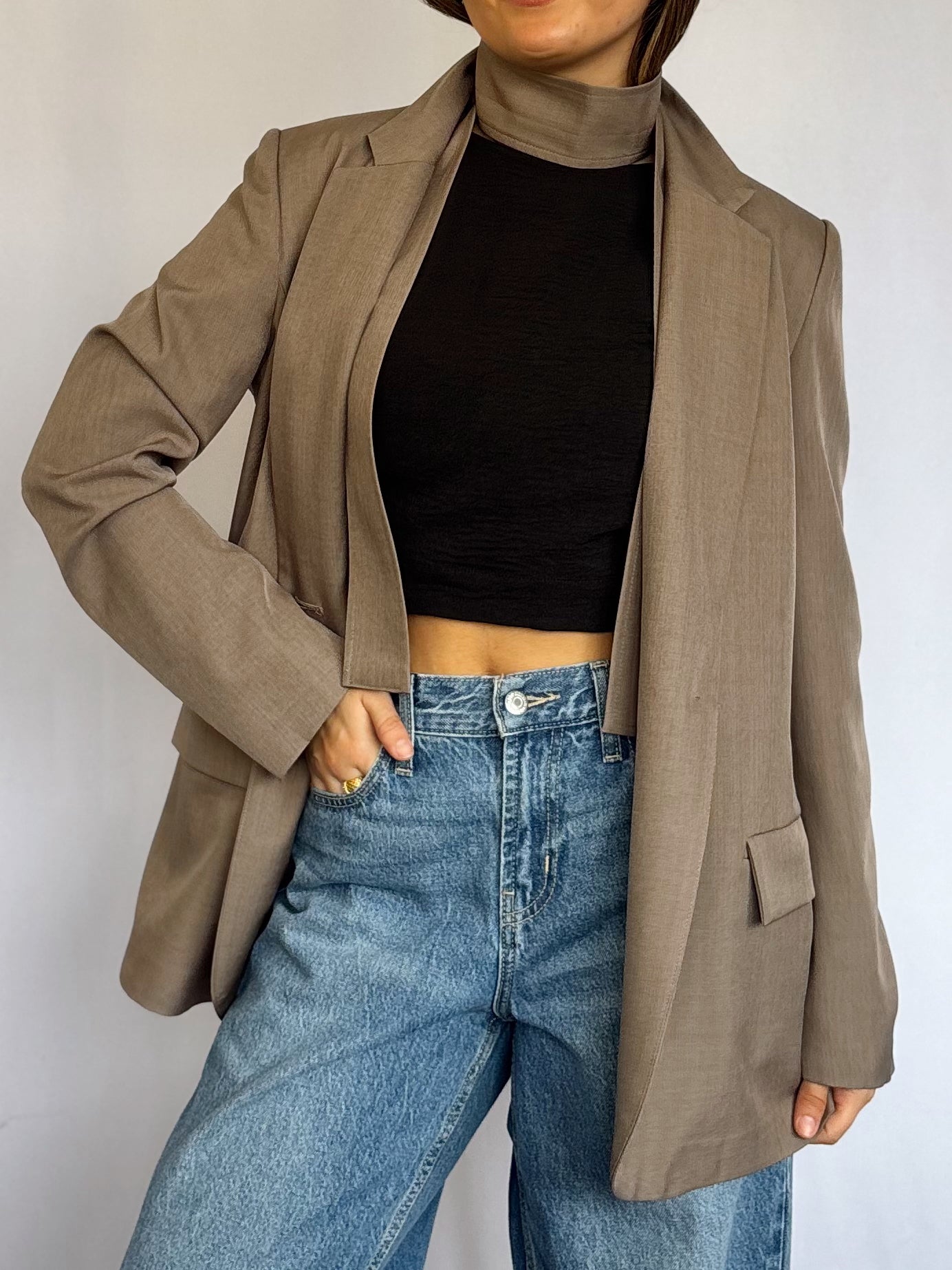 Blazer Amalia Oversized - Chocolate