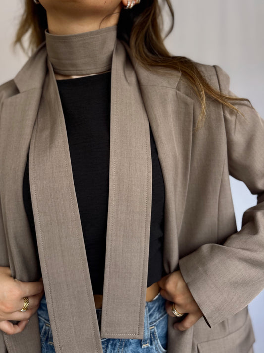 Blazer Amalia Oversized - Chocolate