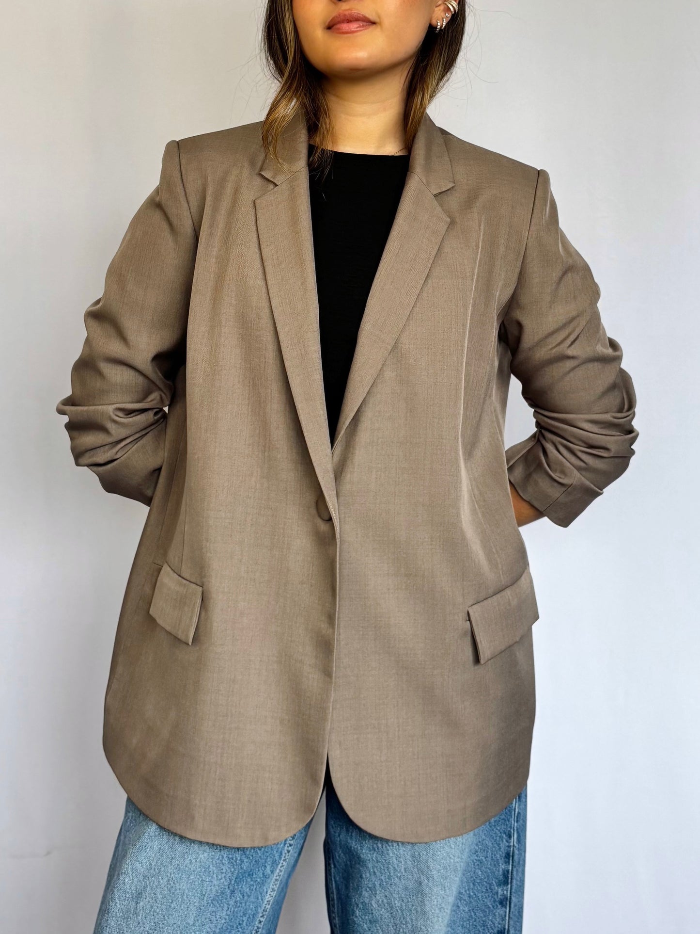 Blazer Amalia Oversized - Chocolate