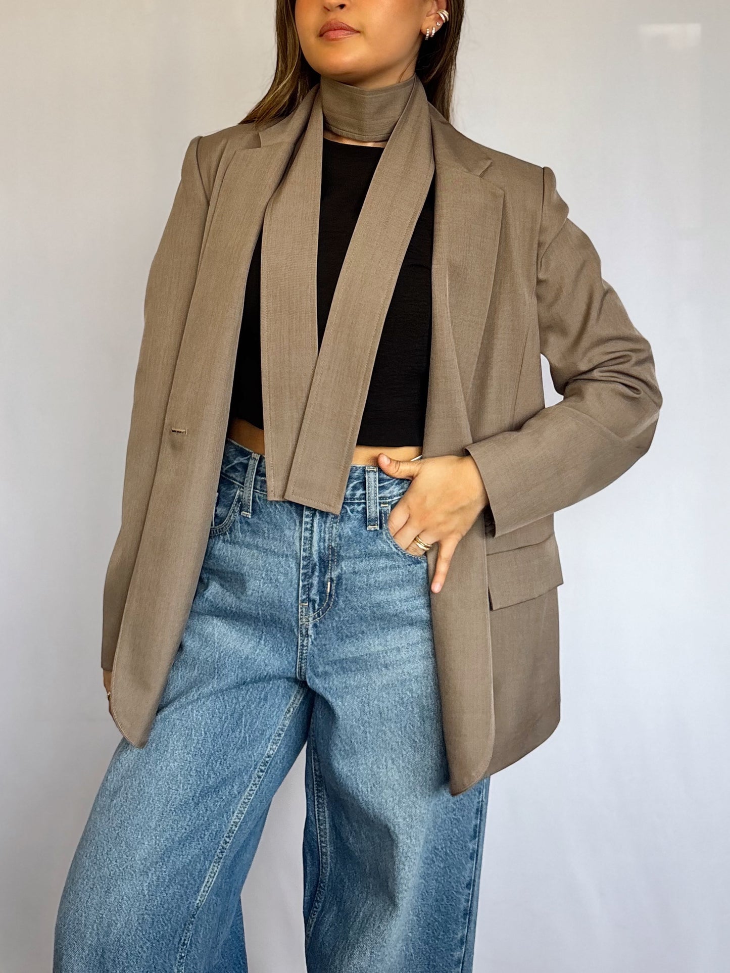 Blazer Amalia Oversized - Chocolate