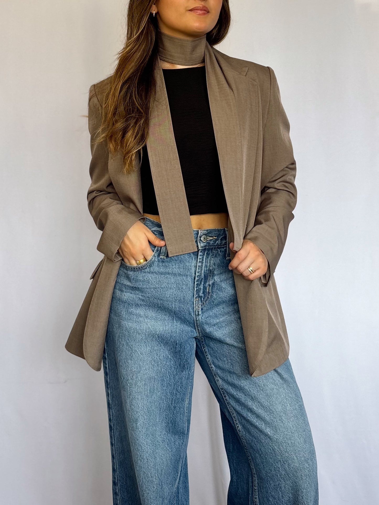 Blazer Amalia Oversized - Chocolate