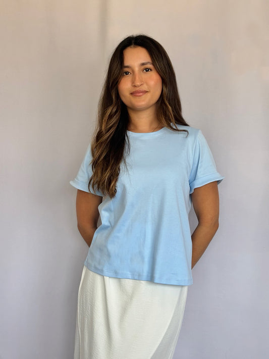 Polo Aria - Celeste pastel