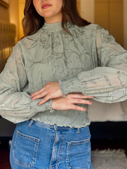 Blusa Julieta - Verde pistacho