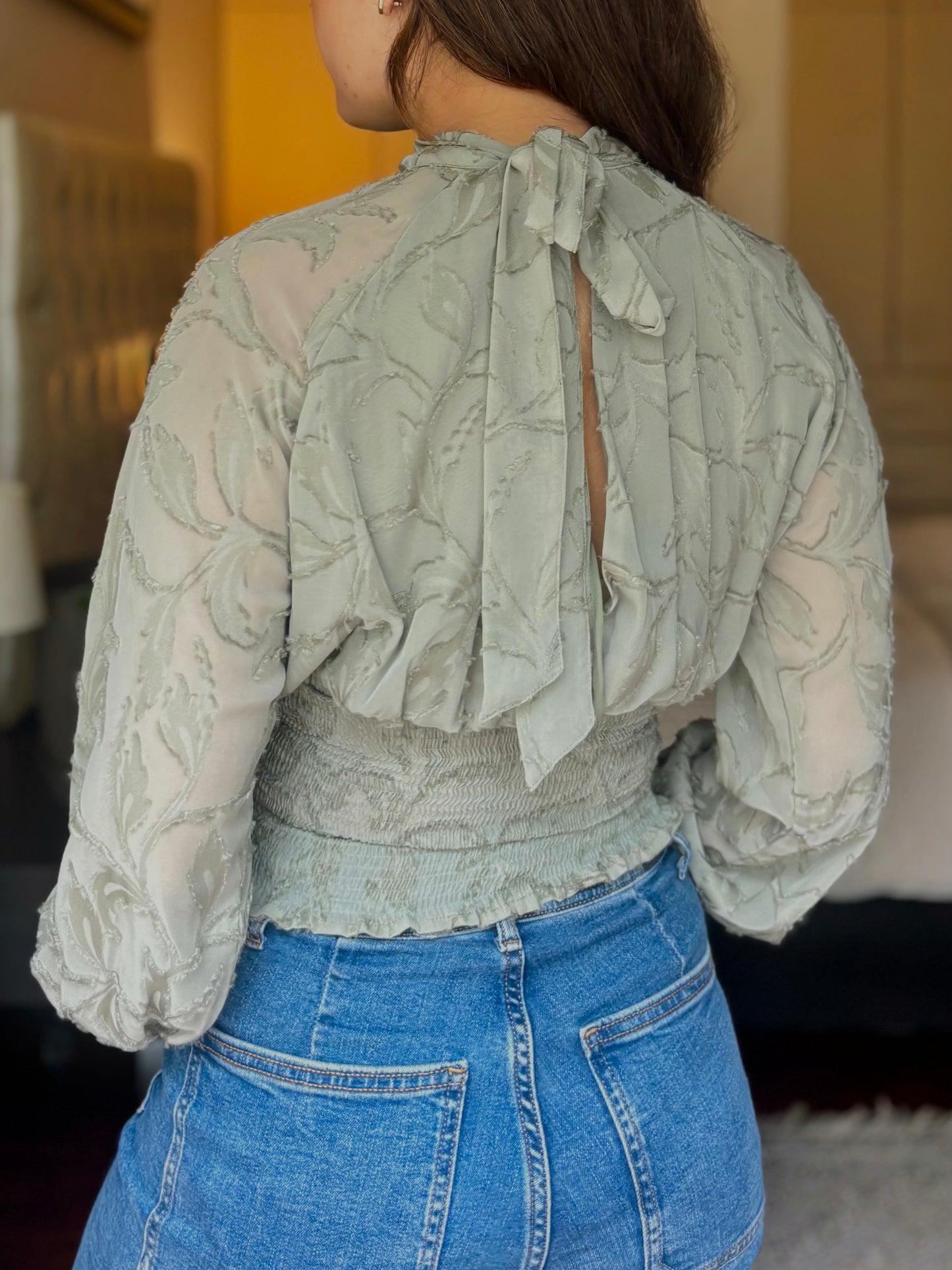 Blusa Julieta - Verde pistacho