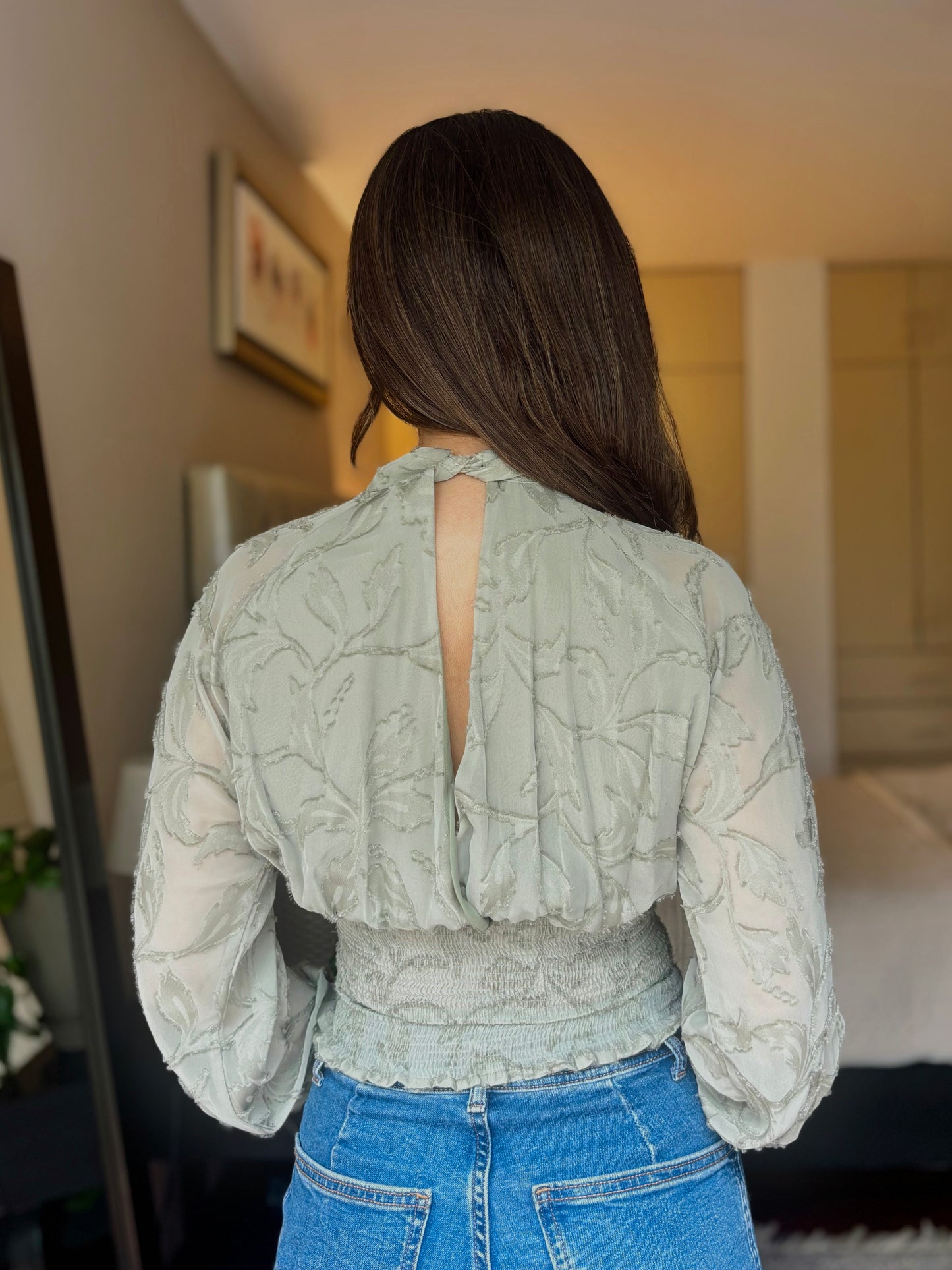 Blusa Julieta - Verde pistacho