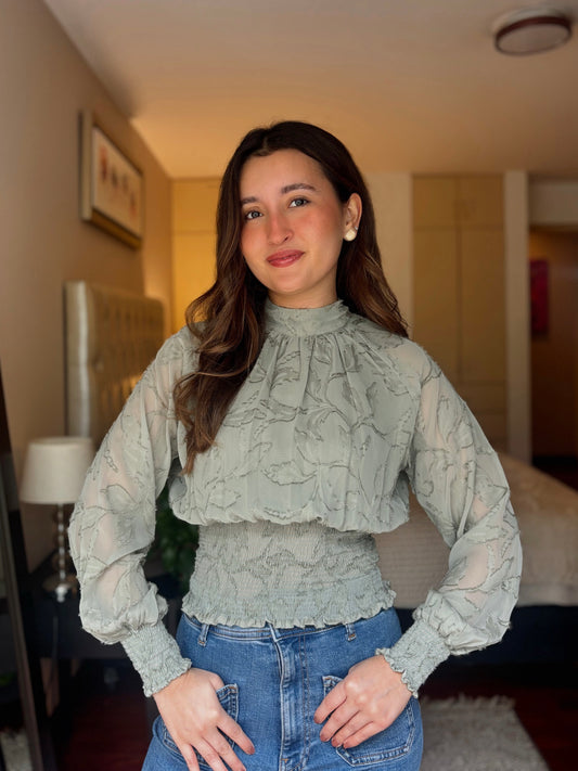 Blusa Julieta - Verde pistacho