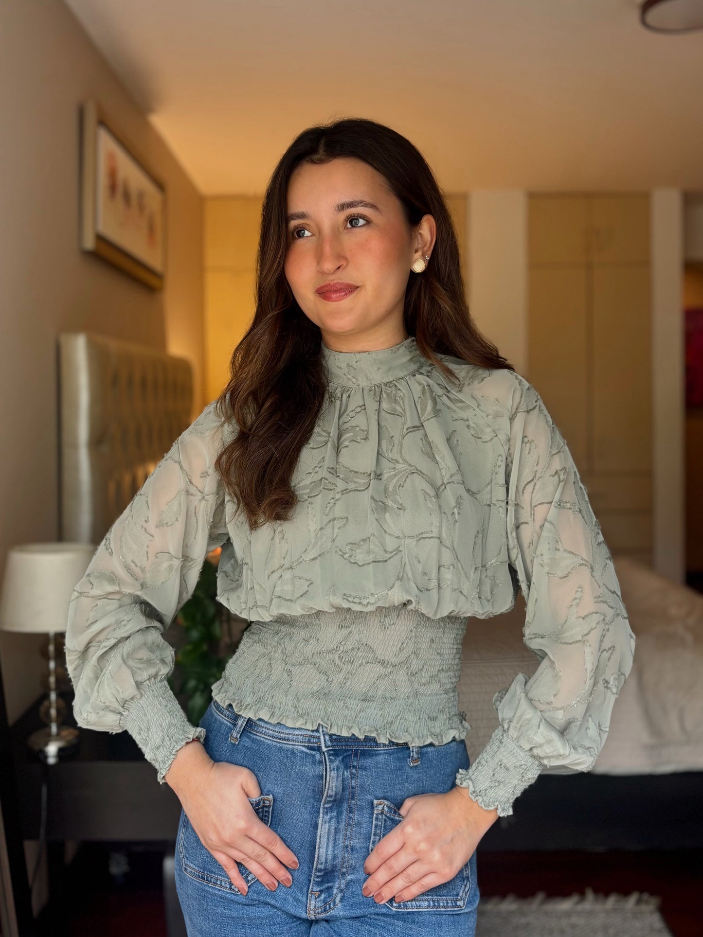 Blusa Julieta - Verde pistacho