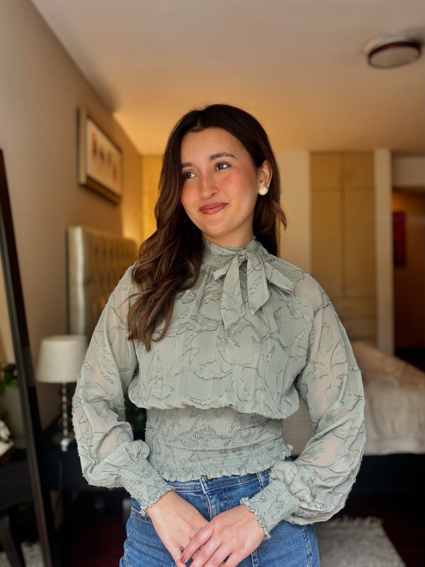 Blusa Julieta - Verde pistacho