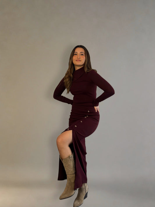 Falda Atenea - Guinda