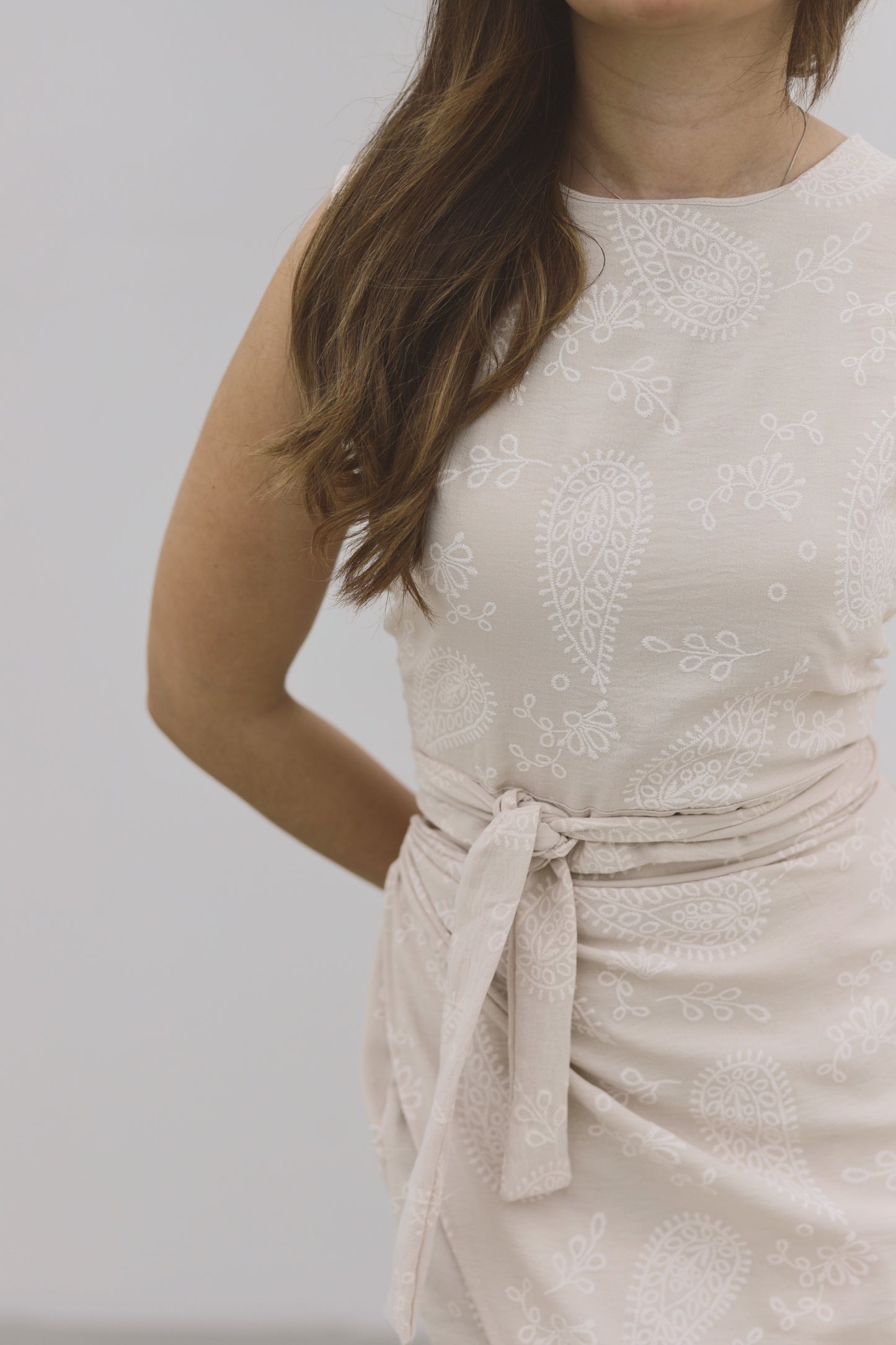 Blusa Sirena - Beige floreado