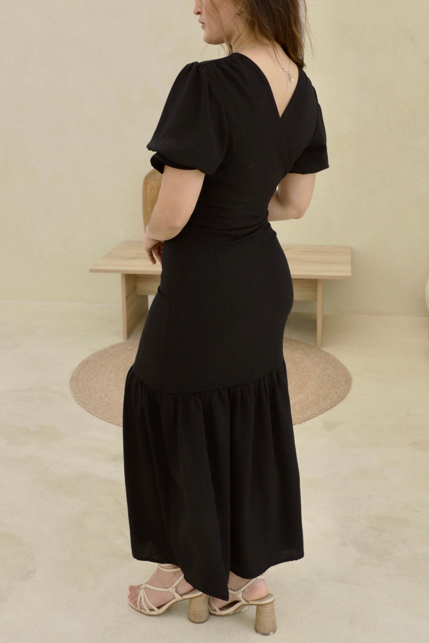 SET FALDA SIRENA / BLUSA HALI - NEGRO