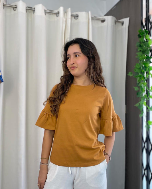 Polo Olivia - Camel