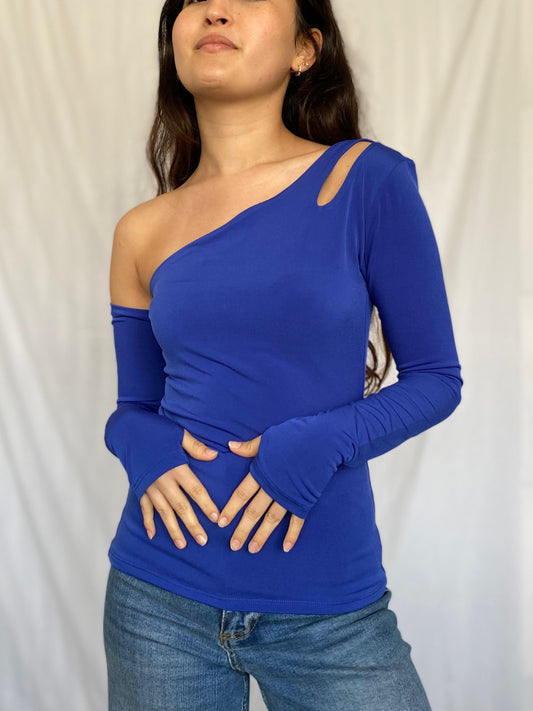 Top Maddy largo - Azul