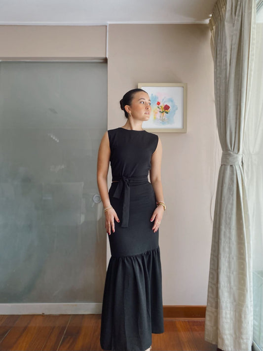Falda Sirena - Negro
