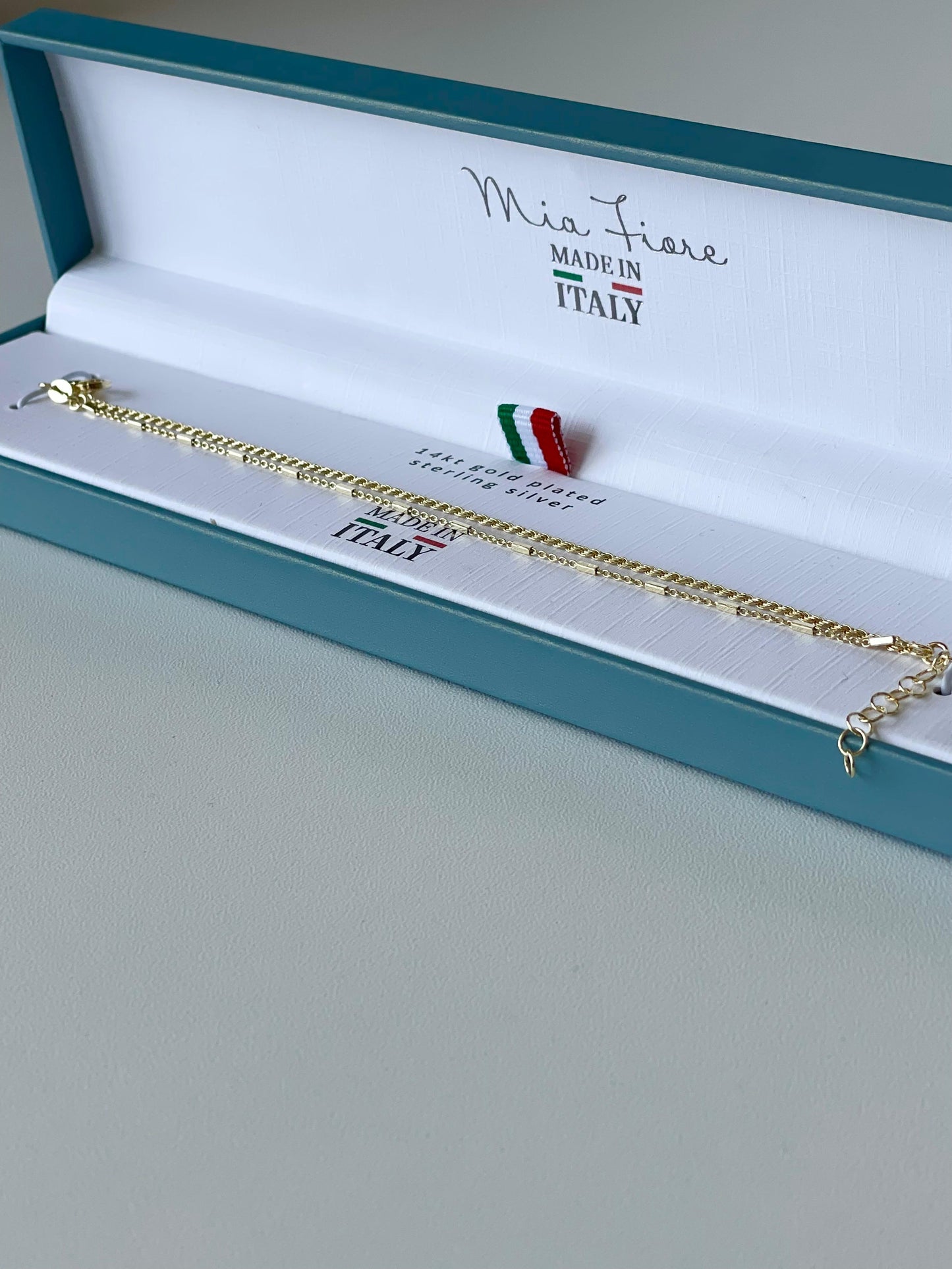 PULSERA MADE IN ITALY - ESLABONES y PUNTOS