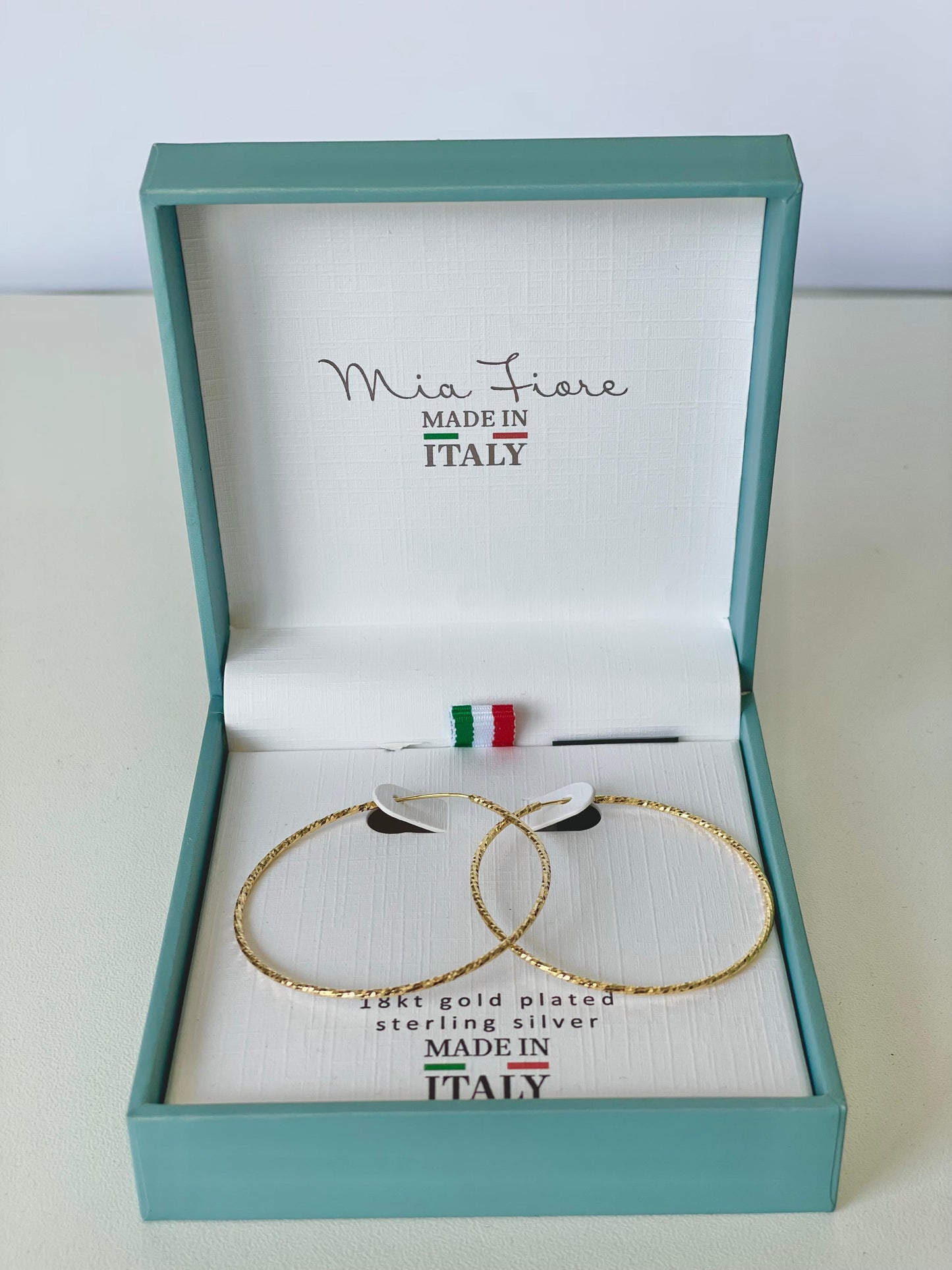 HOOPS GRANDES MADE IN ITALY - DORADA