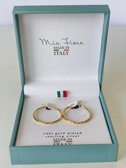 HOOPS MEDIANOS MADE IN ITALY - DORADA