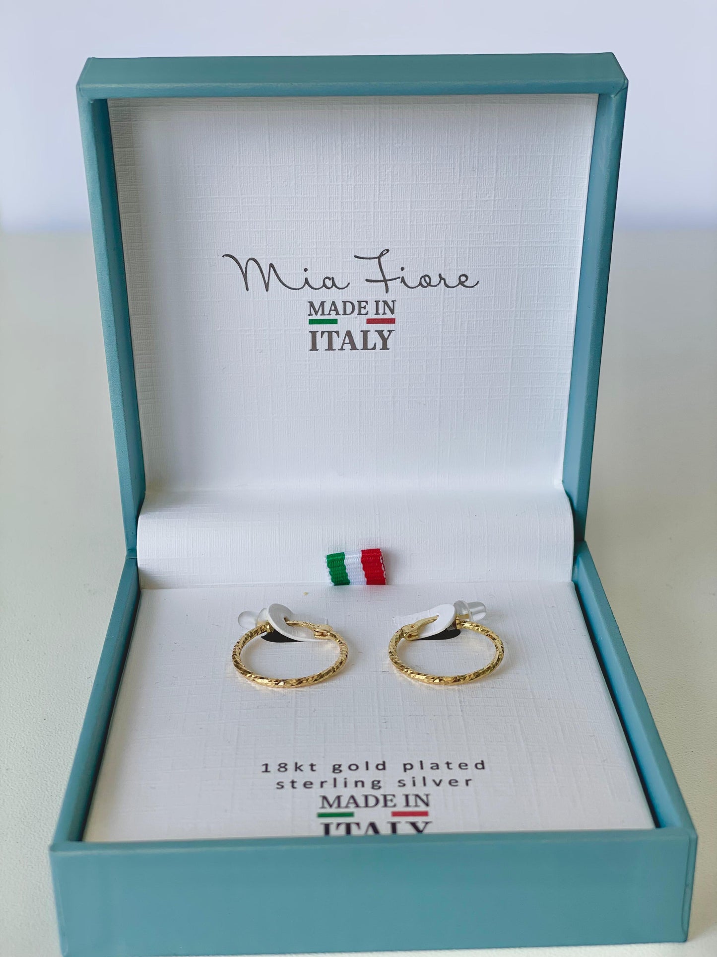 HOOPS PEQUEÑOS MADE IN ITALY - DORADA