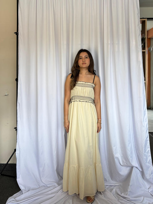 VESTIDO THE GOOD JOURNEY - BEIGE