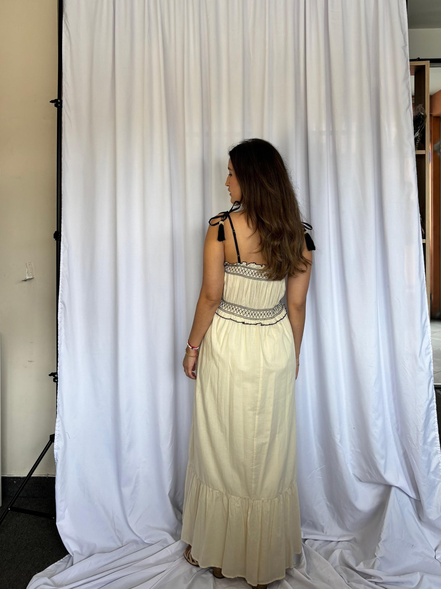 VESTIDO THE GOOD JOURNEY - BEIGE