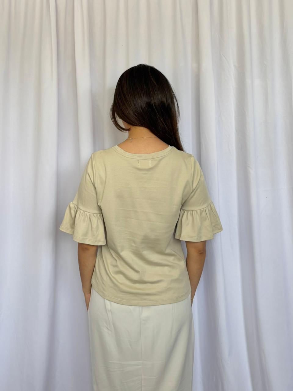 ⁠PACK 2 POLOS OLIVIA 2.0 - BLANCO Y ARENA