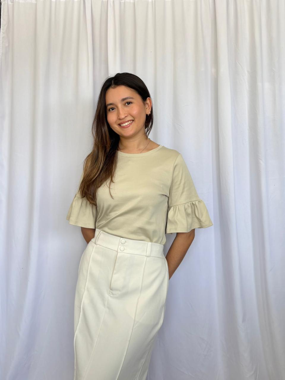 PACK 2 POLOS OLIVIA 2.0 - ARENA Y CHOCOLATE