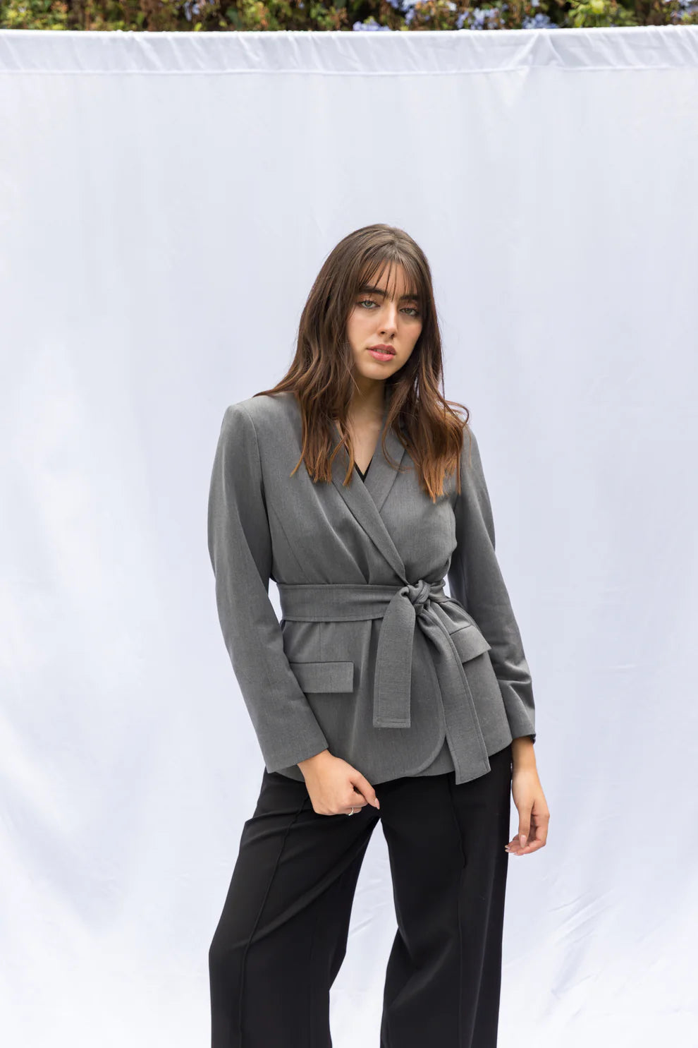 Blazer Amalia Oversized - Gris