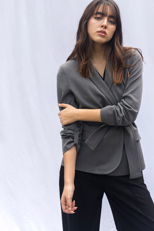 Blazer Dalia fit regular - Gris