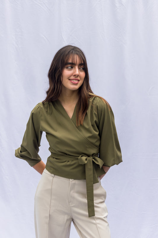 Blusa Isabella - Verde Militar