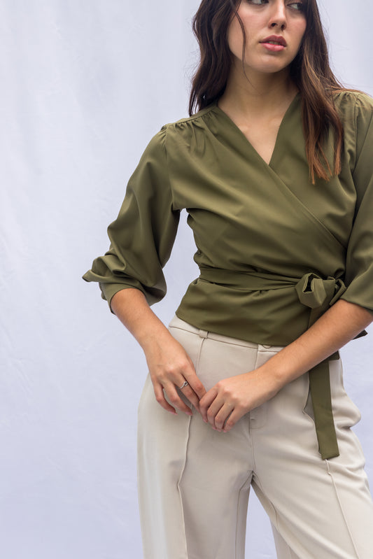 Blusa Isabella - Verde Militar