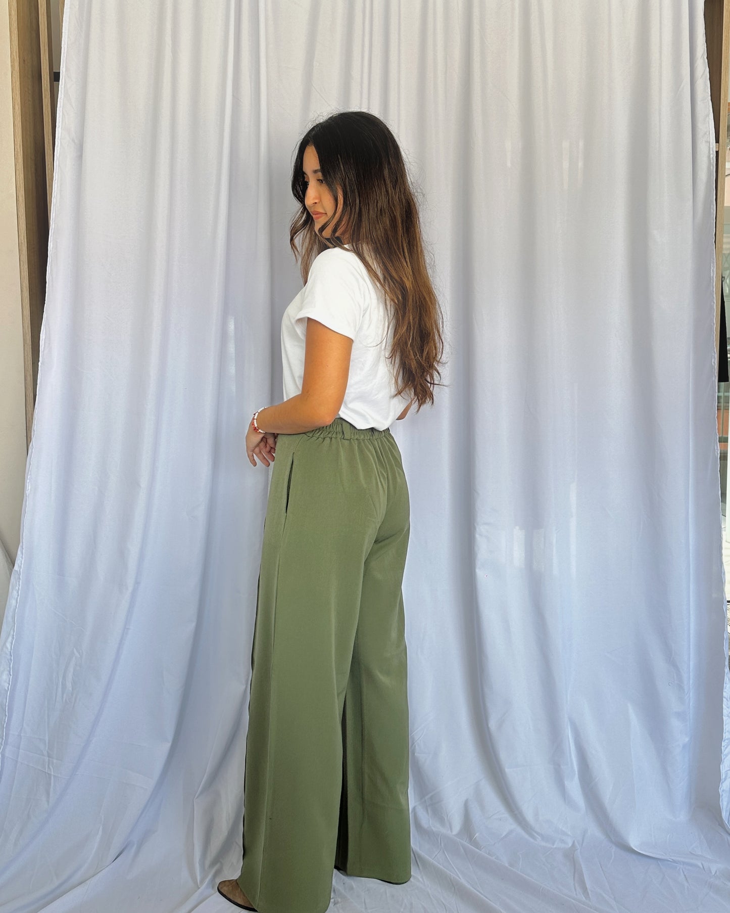 Pantalón Lucia - Verde Militar